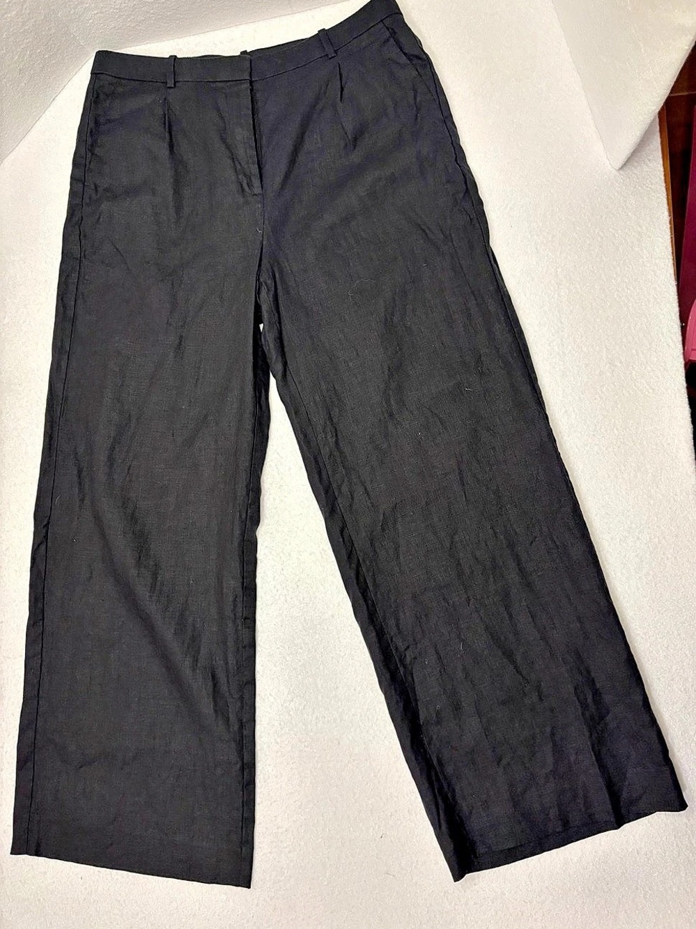 J.Crew Essential Wide Leg Pant Wide Leg Pants in Black Size 12 Like New